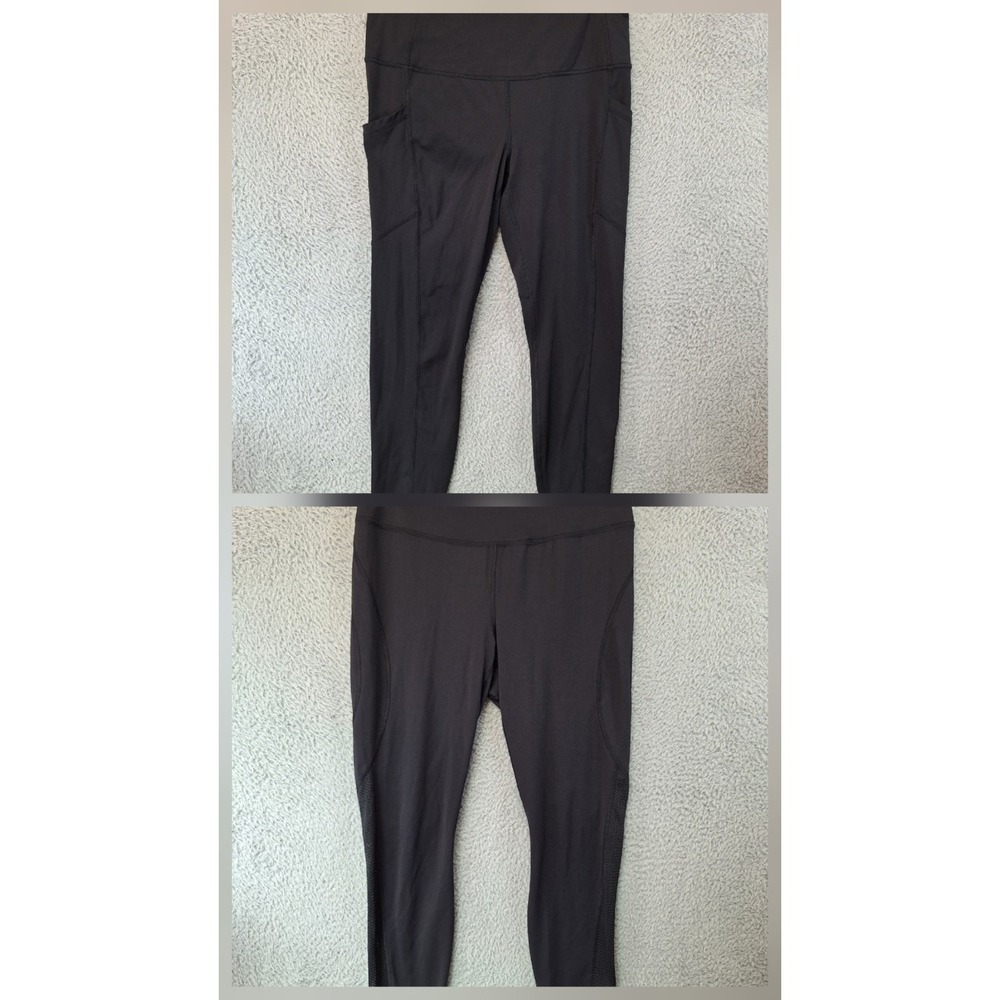 Lot of Yogalicious Lux Leggings Womens L (Fits28x24) Black Performance Athletic
